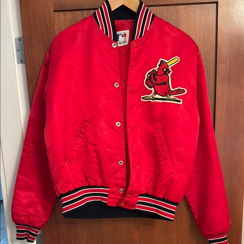 Kids Red Cardinal Embroidered Jacket